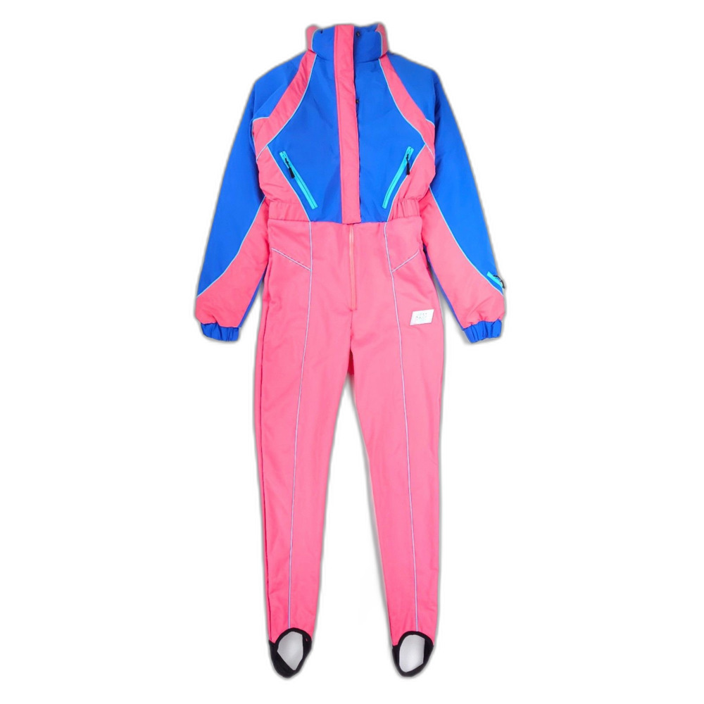 ASOS 4505 Ski Shellsuit in 80s Style Snow Jumpsuit Pink Colorblock Gorpcore Y2k